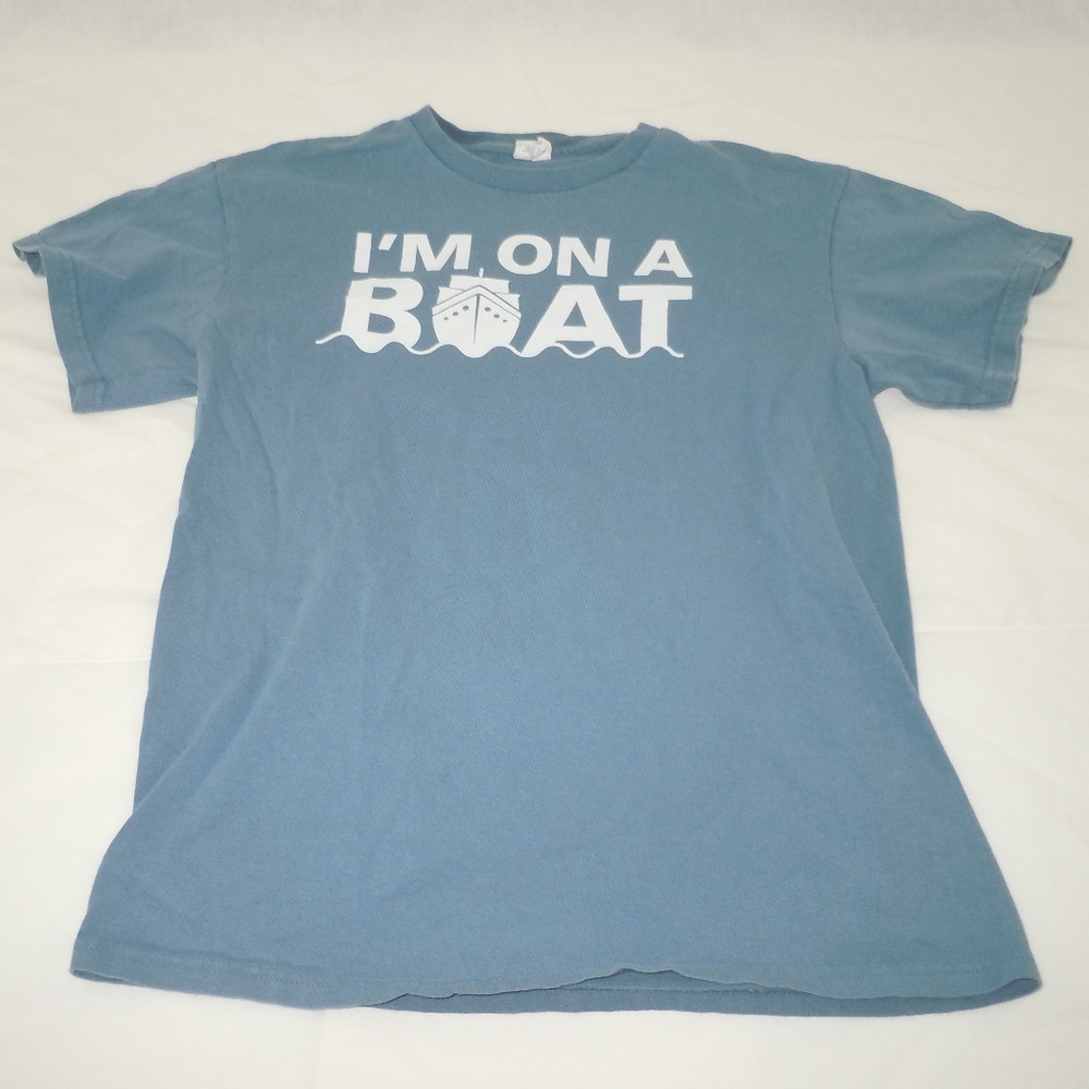 I'm On A Boat Novelty T-Shirt Graphic Tee